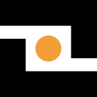 Logo Lantern’s black “L” shape with a gold circle, linking back to the homepage.
